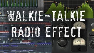 How to get the WalkieTalkie  Old Radio Effect on Vocals  5 Minute Mixing Tips [upl. by Arhat]