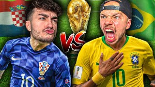 BRASILIEN VS KROATIEN WM 2022 FIFA CHALLENGE [upl. by Hiller210]