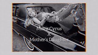 Miley Cyrus  Mothers Daughter visual lyric video [upl. by Jeb472]