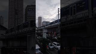 PNR Train Going To MRT Station Ortigas On a Monday Afternoon 1ksubscribers ytshortvideo [upl. by Arnaldo335]