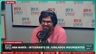 El triste testimonio de Ana María una jubilada que marchó frente al Congreso contra la Ley Ómnibus [upl. by Federica]