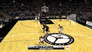 NBA Elite 11 Hookshot Glitch HD [upl. by Savihc]