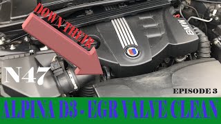 N47 20d EGR Valve REMOVAL and CLEAN  BMW Alpina D3 BiTurbo 123d  Episode 3 [upl. by Lem]