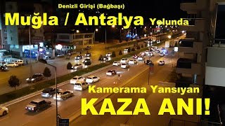 ZİNCİRLEME KAZADA POLİS BEKLERKEN YENİ BİR KAZA ANI KAMERADA [upl. by Iago]