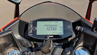 Suzuki Gixxer sf 1550 100 top speed 😱😱gixxersf [upl. by Lapo296]