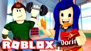 YOU CANT MAKE ME GO TO THE GYM IN ROBLOX [upl. by Sale]