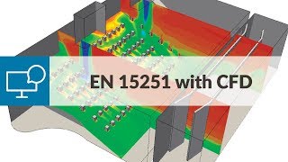 HVAC Design Study for Thermal Comfort with CFD Comply with EN 15251 [upl. by Ardnalahs499]