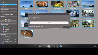 PowerDVD 12  How to Upload Videos and Photos to Social Network Sites [upl. by Relluf634]