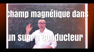 Corrigé 4 RMN CCP MP physique 2017  champ magnétique créé dans un supra conducteureffet Meissner [upl. by Silliw]