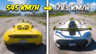 Top 10 FASTEST Cars in Forza Horizon 5 [upl. by Reppart]