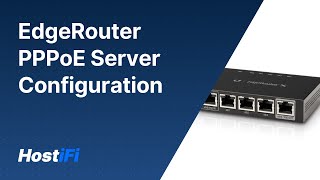 UISP  EdgeRouter PPPoE Server Configuration [upl. by Lahsiv]