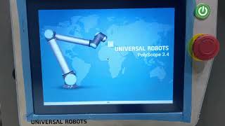 Start UR Robot  UNIVERSAL ROBOT  PolyScope  UR10  CB3 [upl. by Ramedlav]