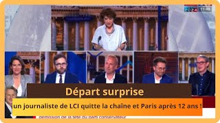 Fin de carrière à LCI  un journaliste historique sen va après 12 ans [upl. by Heigho]