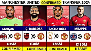 🚨ALL MANCHESTER UNITED AGREED JANUARY TRANSFER NEWS 2024 [upl. by Miki236]