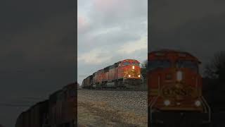 SD70MACs Leading SB Coal Drag in Lenexa KS on 112612 [upl. by Trenton]