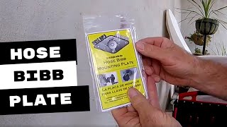 PLUMBING REPAIR BEST MOUNTING PLATE FOR LOOSE HOSE BIBBS [upl. by Beverlie]