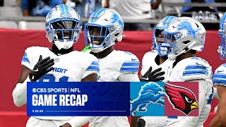 Lions stand tall in Arizona continue DOMINANCE over Cardinals  Game Recap [upl. by Arual15]