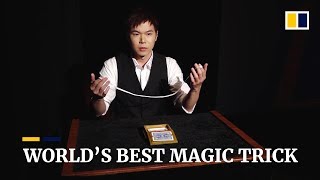 Chinese magician performs world’s best magic trick [upl. by Atiragram]