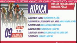 CARRERAS PANAMA HIPODROMO PRESIDENTE REMON PANAMA [upl. by Catlin]