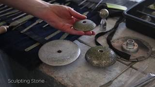 Steves Toolbox  Part 1 Stone Carving Tools for Shaping and Refining Marble Sculptures [upl. by Nylzaj]