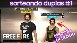 Free Fire  dupla com inscritos 1 [upl. by Yle813]