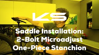 Saddle Installation  2Bolt Microadjust with OnePiece Stanchion [upl. by Atikram]