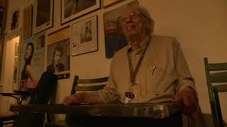 Izzy Young Reads Father Death Blues Ginsberg At The Folklore Center Stockholm 2017 [upl. by Hegarty]