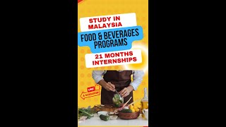 Study in Malaysia Certificate Program in Food amp Beverage shorts [upl. by Handal]