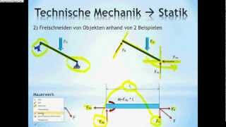 Technische Mechanik  Grundlagen Statik Nachhilfe [upl. by Zoba622]