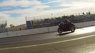 Suzuki Hayabusa vs Buell 1125R DRAG RACE [upl. by Leggett]