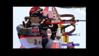 BiathlonWM Antholz 2007 StaffelGold für deutsche Frauen Teil 2 [upl. by Edlin]