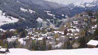 Wintereinbruch in Gstaad [upl. by Lepley]