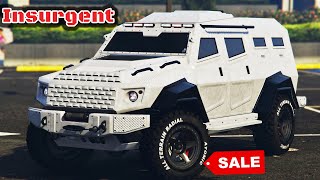 INSURGENT Armored  REVIEW amp Best Customization  GTA Online  SALE  THE SAFEST CAR [upl. by Harriet]