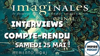 Imaginales 2024  Les Interviews du Samedi 25 mai [upl. by Tryck820]