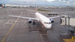 Jet2 holidays 757200 flight from Manchester to Tenerife South GLSAK [upl. by Renckens928]