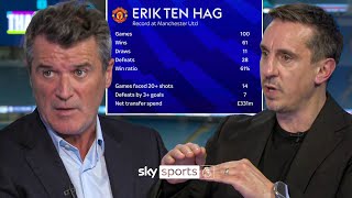 Gary Neville and Roy Keane DEBATE whats next for Manchester United 🔍 [upl. by Vullo]