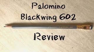 Palomino Blackwing 602 Pencil Review [upl. by Letizia]