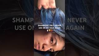 THE WORST SHAMPOOS FOR DRY amp DAMAGED HAIR 🥲👎 shampoo haircare haircaretips damagedhair [upl. by Oenire]