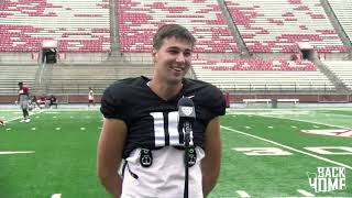 WSU Football Victor Gabalis after Fall Camp Scrimmage 2  82121 [upl. by Sonaj184]