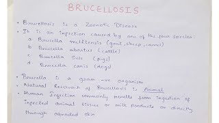 What is Brucellosis  Causative Organisms  Clinical Features  Sequel  Management [upl. by Ellezaj100]