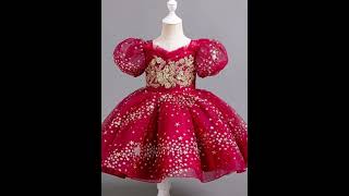 Frock design 🔥weather season beautiful new frock designbaby girl new fashiontrending video [upl. by Nhor]