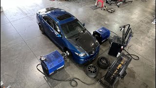 Turbo Tsx on a hub dyno [upl. by Ecinaej]