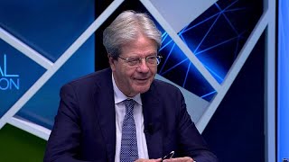 Paolo Gentiloni Commissario Ue per lEconomia quotCrescita moderata ma non prevedo catastrofiquot [upl. by Neehsar]