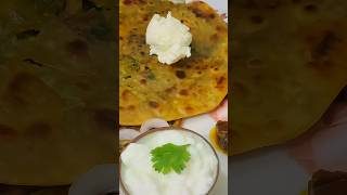 Methi Paratha recipe shorts asmr methiparatha streetfood shortsfeed asmrcooking paratha food [upl. by Amice]