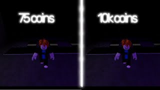 Noob To Pro Short Journeys 75 coins into 10k COINSELEVATOR HOROR ROBLOX GAME [upl. by Hoseia826]