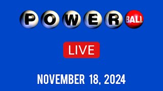 Powerball drawing live Results 18 November 2024  powerball drawing live today [upl. by Chapin]