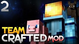 Minecraft TEAM CRAFTED MOD  MinecraftUniverse w Jeffrey amp Dillon  Mod Showcase [upl. by Eissen]