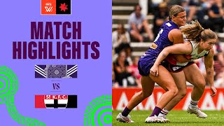 Walyalup v St Kilda Highlights  Round 8 2023  AFLW [upl. by Htabmas642]