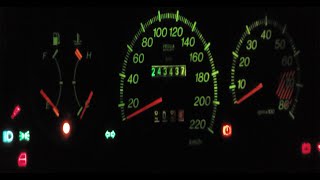 طريقة تفكيك العداد و تغير لمبات الطبلون سيارة فيات باليو سيينا Replace Dashboard Lights FIAT Palio [upl. by Josephine760]