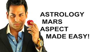 Astrology lesson 5 Astrology aspects made easy What are astrology aspects MARS [upl. by Enelegna]